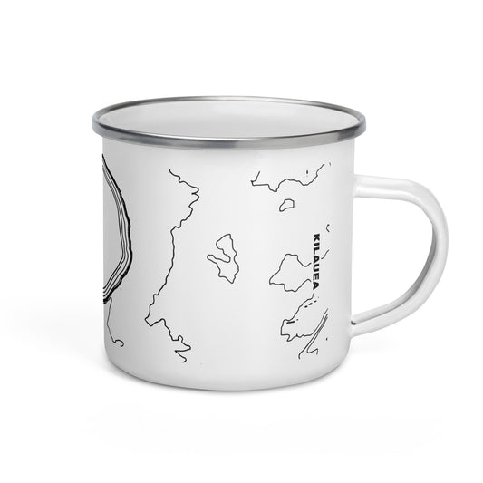 Kilauea, Hawaii Volcanoes National Park, Hawaii – Enamel Mug