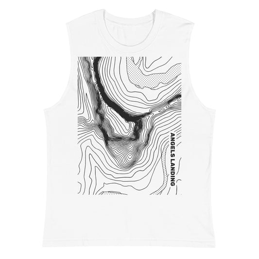 Angels Landing, Zion National Park, Utah – Unisex Muscle Tank