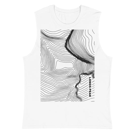 Longs Peak, Rocky Mountain National Park, Colorado – Unisex Muscle Tank