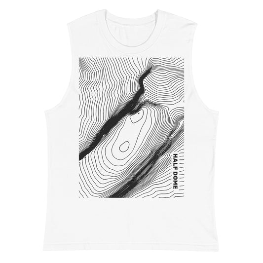 Half Dome, Yosemite National Park, California – Unisex Muscle Tank