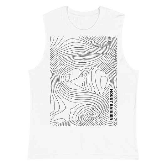 Mount Rainier, Mount Rainier National Park, Washington – Unisex Muscle Tank