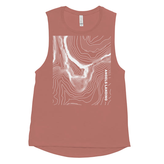 Angels Landing, Zion National Park, Utah – Women’s Muscle Tank