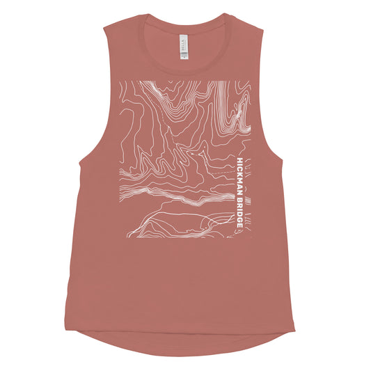 Hickman Bridge, Capitol Reef National Park, Utah – Women's Muscle Tank