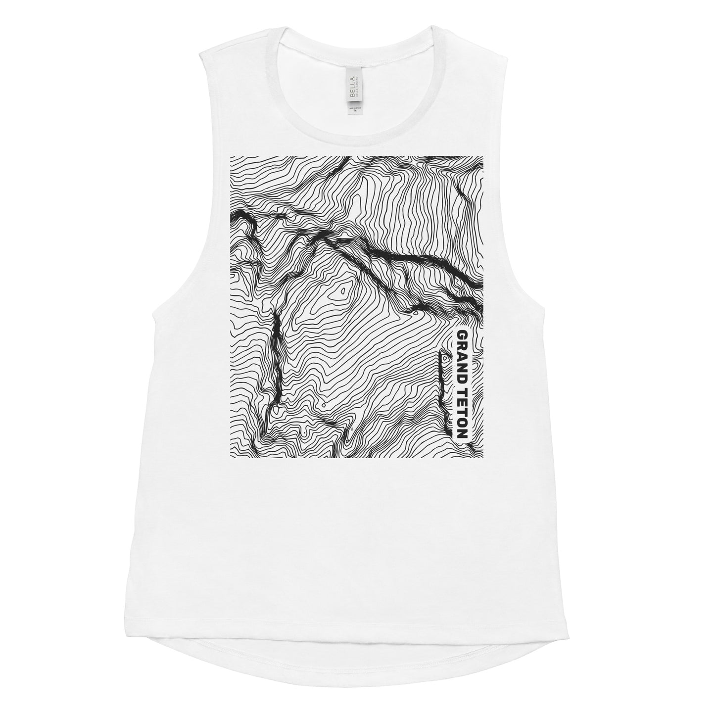 Grand Teton, Grand Teton National Park, Wyoming – Women's Muscle Tank